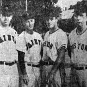 Boston Park League Leaders: Jack Kelliher, Skip Mortimer, Tommy Bilodeau, Walt Mortimer.